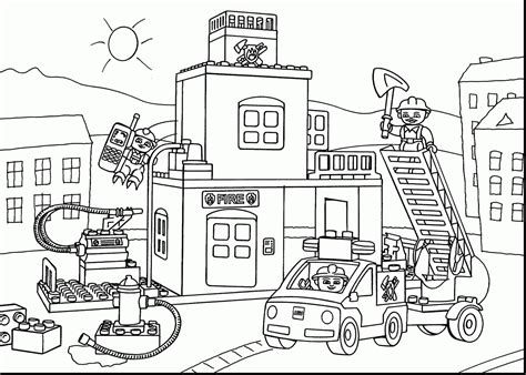 Lego Coloring Pages Police – Kidsworksheetfun