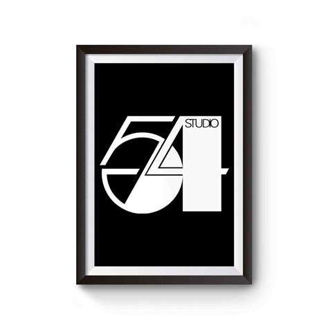 Studio 54 Logo Poster