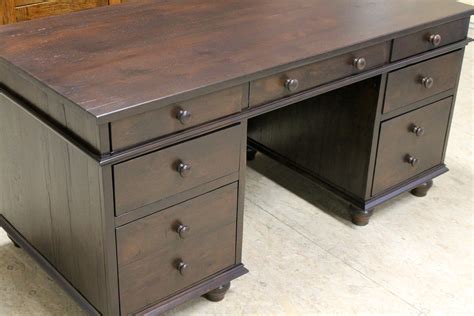 Rustic Desk From Reclaimed Oak - ECustomFinishes