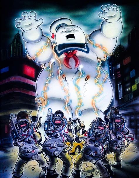 Stay Puft Marshmallow Man Drawing