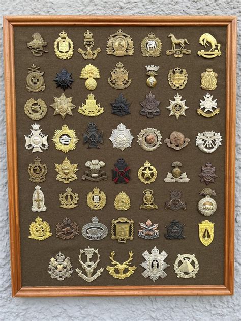 WW2 cap badge collection : r/CanadianForces