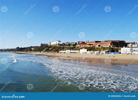 Bournemouth Westcliff stock photo. Image of sand, great - 28520226