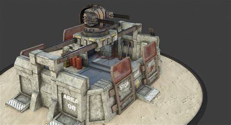 Bunker Sci-fi Modelo 3D - TurboSquid 1260990