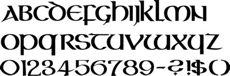 Callifonts - Uncial style calligraphy fonts