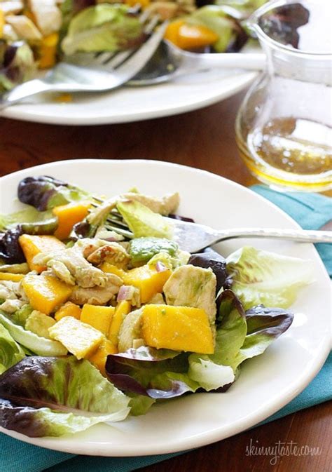 Grilled Chicken Avocado and Mango Salad | Skinnytaste