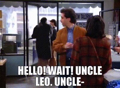 YARN | - Hello! Wait! - Uncle Leo. Uncle- | Seinfeld (1993) - S05E17 ...