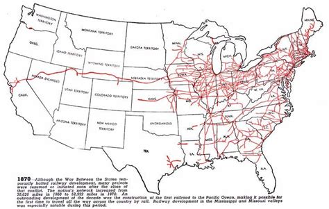 Progressive Development of U.S. Railroads - 1830-1890 | Us railway, Railroad, Railroad history