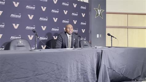 Vanderbilt basketball coach Jerry Stackhouse talks sluggish first-half ...