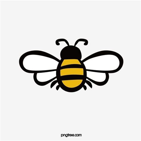 Bee Design Vector PNG Images, Cartoon Bee Design, Bee, Bee Design ...