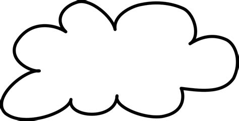 Download Cloud, White, Outline. Royalty-Free Vector Graphic - Pixabay