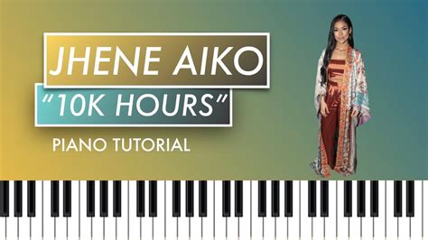 Jhene Aiko - 10k Hours Piano Tutorial + Chords - YouTube