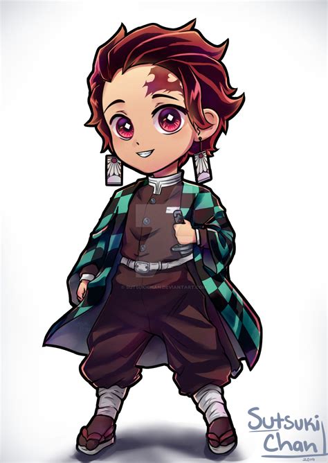 Tanjiro Chibi by Sutsukichan on DeviantArt