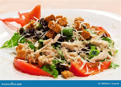 Meat salad stock photo. Image of cheese, dish, cooking - 14850266