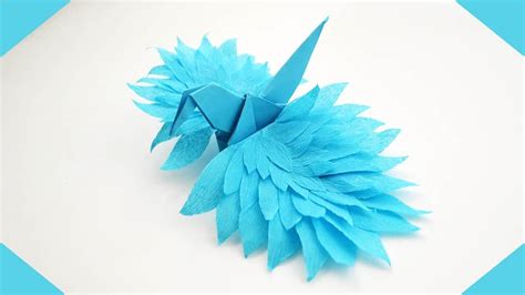 Wonderful Paper CRANE | Craft Origami Bird Tutorial DIY (It's my idea) : origami