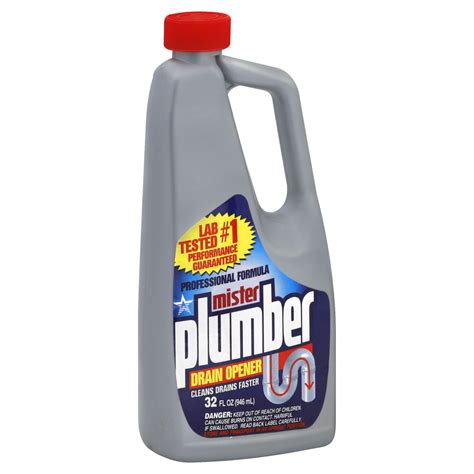 Mister Plumber Drain Opener, Professional Formula, 32 fl oz