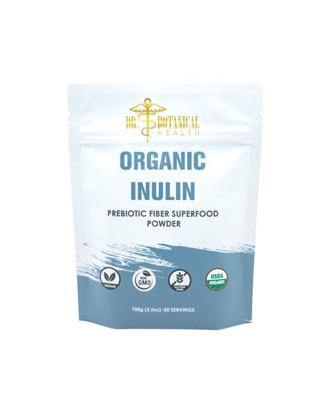 Inulin Powder (USDA Organic) 100g - Dr. Botanical Health