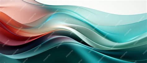 Premium AI Image | abstract blue wave wallpaper for desktop