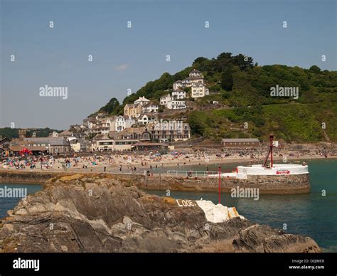 Looe cornwall sign hi-res stock photography and images - Alamy