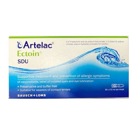 Artelac Ectoin 0.5ml Unit Dose Eye Drops 30s – zozopharmacy