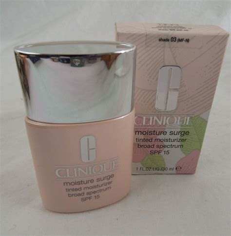 Clinique Moisture Surge Tinted Moisturizer Broad Spectrum Shade 3 (MF/N ...