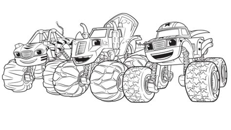 + Blaze Monster Truck Coloring Pages PNG - Coloring