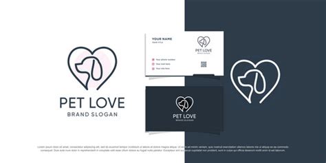 Pet logo design with creative element concept Vector Image