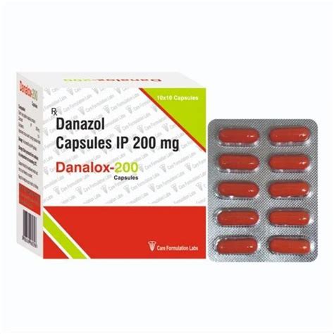 Danazol Capsules Ip, 200 mg at Rs 850/stripe in New Delhi | ID: 2853179120991