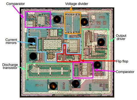 CMOS 555 Timer: Structure Explained and Reverse Engineered « Adafruit ...