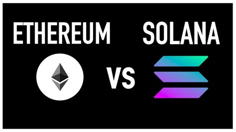 Solana VS Ethereum ¿Cuál te hará ganar más dinero? [Explicación de las diferencias clave] - YouTube