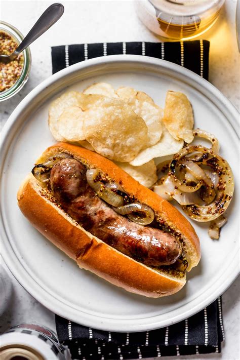 The BEST Grilled Wisconsin Beer Brats Recipe | Recipe | Recipes, Brats ...