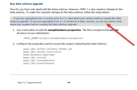 Upgrading just the Data Schema from Pega 6 to Pega 7 | Support Center