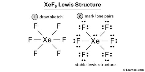 XeF6 Lewis structure - Learnool