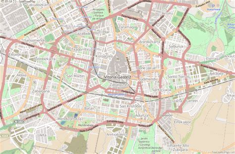 Vitoria-Gasteiz Map Spain Latitude & Longitude: Free Maps