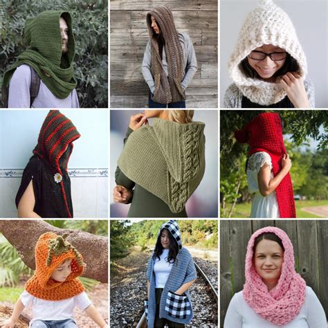 12 Cozy and Cute Free Crochet Hood Patterns (with photos!) - Little ...