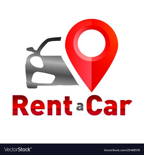 Logo for car rental and sales Royalty Free Vector Image