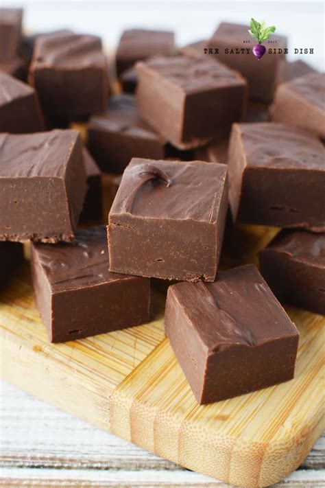 Easy Fudge Recipe (NO FAIL) Only 3 Ingredients! | Salty Side Dish