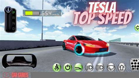 Funny Driving Car Games 3D - Tesla TOP Speed - 3D Driving Class - YouTube