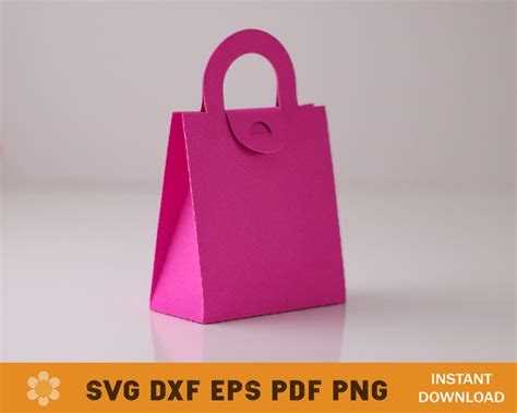 Gift Bag Template Gift Bag SVG Gift Box SVG Favor Box SVG - Etsy