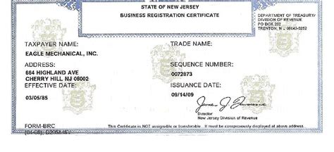 Nj Business Registration Certificate - fasrbroad