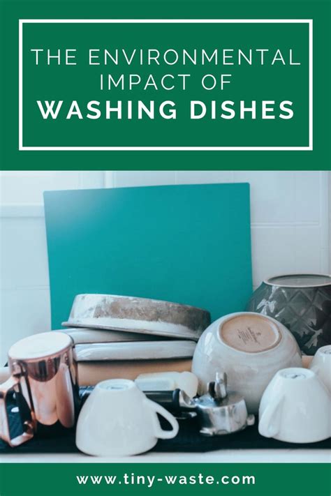 the environmental impact of washing dishes