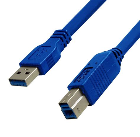 USB 3.0 A Male to B Male Cable - Blue | GRANDMAX.com