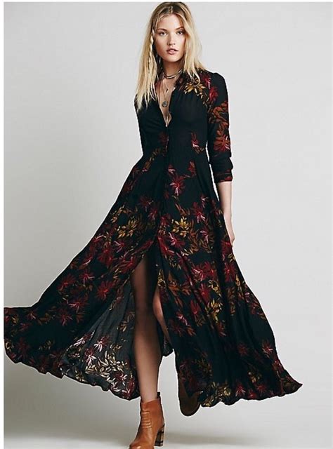 After The Storm Floral Maxi Shirt Dress | Maxikleid mit blumen, Modestil, Sommer kleider