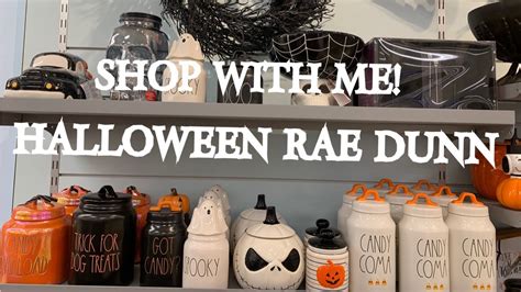 RAE DUNN HALLOWEEN |HOMEGOODS | RAE DUNN SHOP WITH ME - YouTube