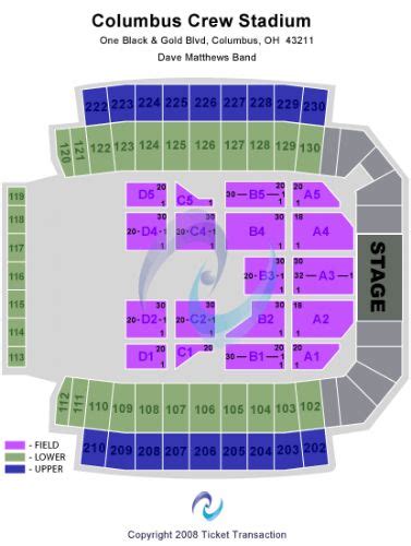 Columbus Crew Stadium Tickets and Columbus Crew Stadium Seating Chart ...