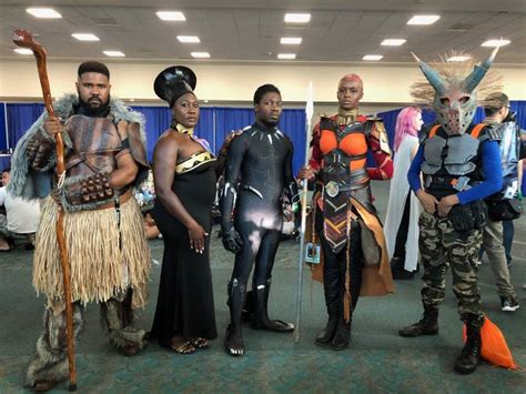 These Amazing “Black Panther” Cosplayers Raised Money To Meet The Film ...