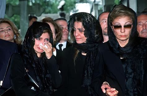 Funeral Ceremony Of Princess Leila Pahlavi - Queen Farah Pahlavi