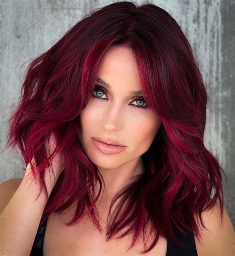 30 Posh Dark Red Hair Colors for the New Season - Hair Adviser