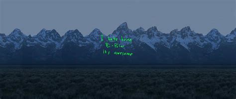 Made a 2560x1080 wallpaper of the ye album cover, enjoy in 2023 | Cover wallpaper, Kanye west ...