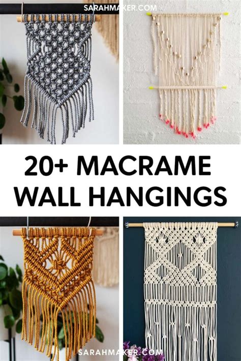 Frames Home & Hobby Materials Crochet wall hanging crocheted granny square wall decor tassels ...