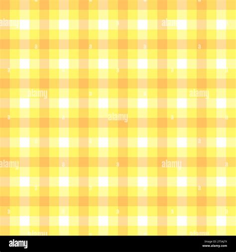graphic illustrated Checked plaid seamless pattern stripes yellow vector Stock Vector Image ...